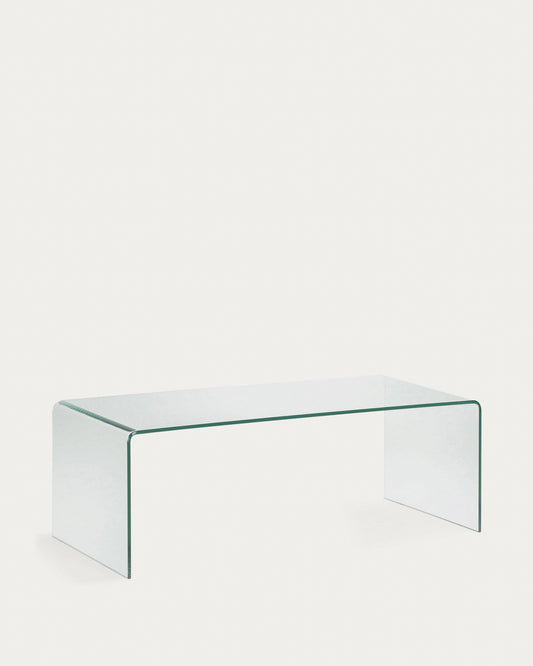Table basse Burano en verre 110 x 50 cm