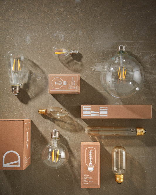 Ampoule LED Bulb E27 de 4 W et 80 mm lumière chaude