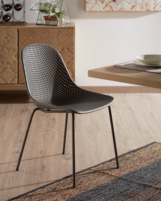 Chaise de jardin Quinby gris