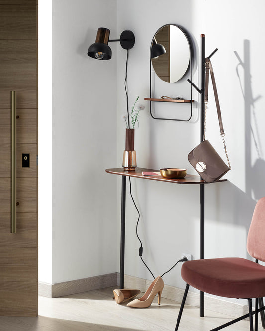 Console avec portemanteau Marcolina 80 x 160 cm