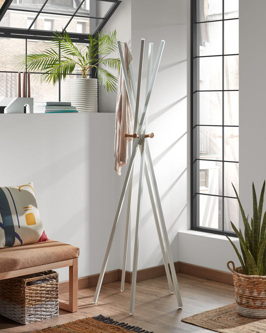 Porte-manteaux Chelsey 170 cm blanc