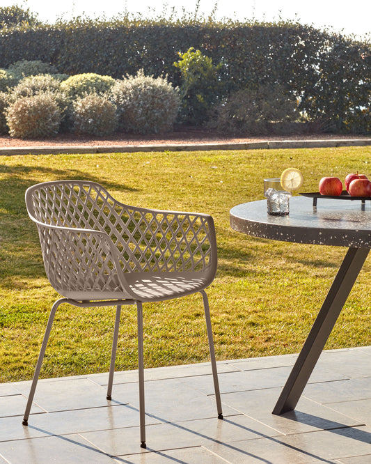 Chaise de jardin Quinn beige