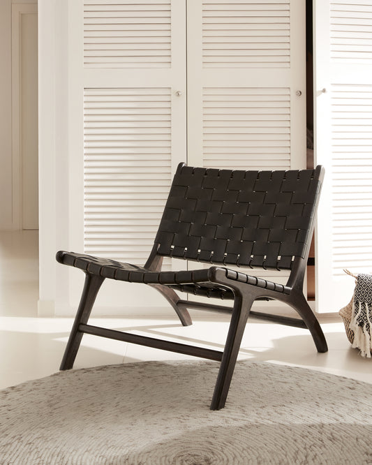 Tapis rond Takashi 100 % laine gris Ø 150 cm