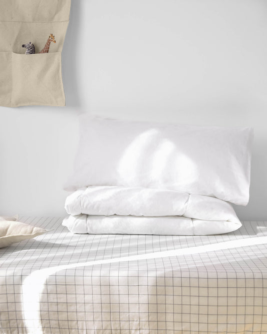 Oreiller Dulcia en fibres creuses siliconées 30 x 60 cm