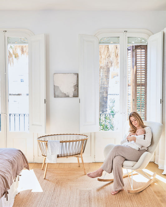 Berceau Leonela en bois de frêne de frêne 97 x 62 cm FSC 100 %