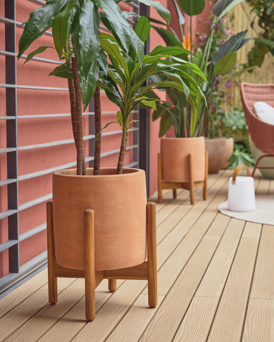 Cache-pot Dalva en terre cuite Ø 26 cm