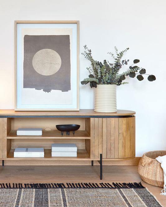 Tableau Naira cercle noir 60 x 90 cm