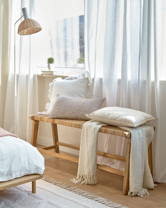 Banc Beida bois de tek 120 cm