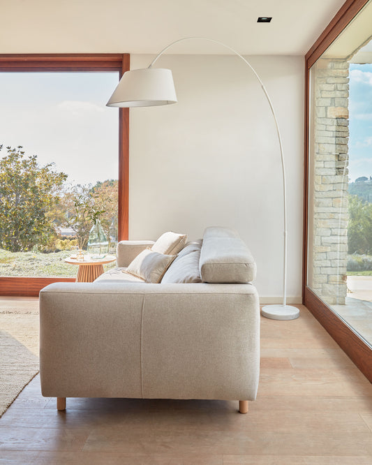 Lampadaire May, blanc