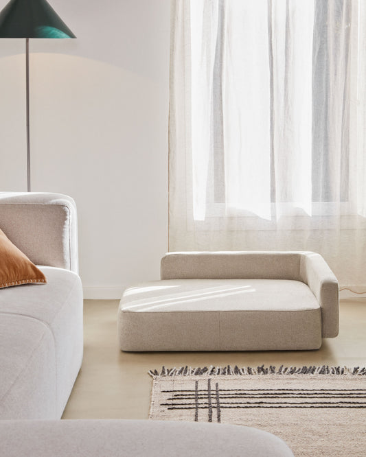 Housse pour grand panier pour animaux Bowie beige 73 x 98 cm