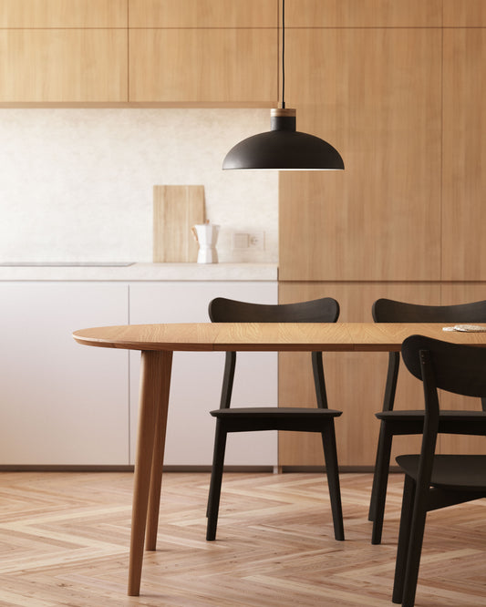 Lampe suspension Gotram noir