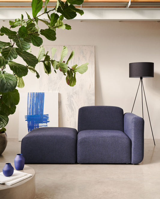 Canapé modulable Neom 1 place avec terminal bleu 169 cm FSC Mix Credit