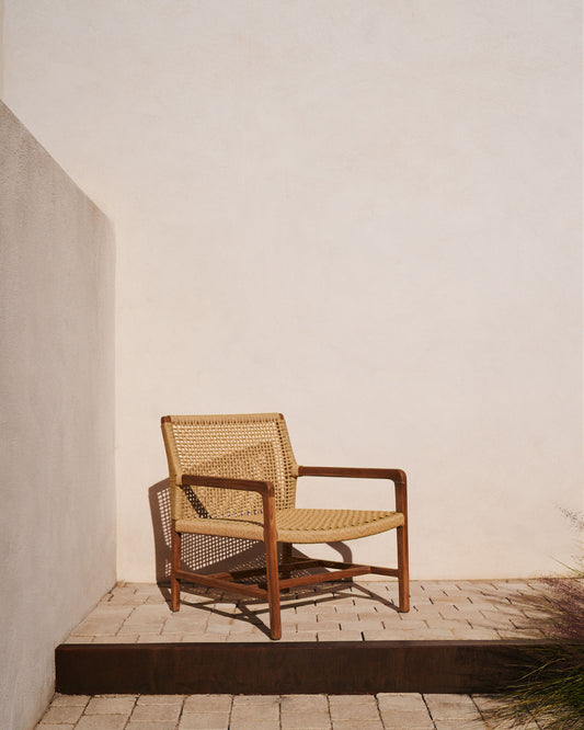 Fauteuil Sabolla en bois de teck