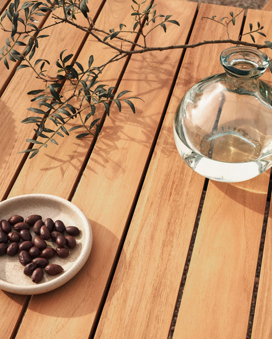 Vase Brenna transparent petit format en verre 100% recyclé