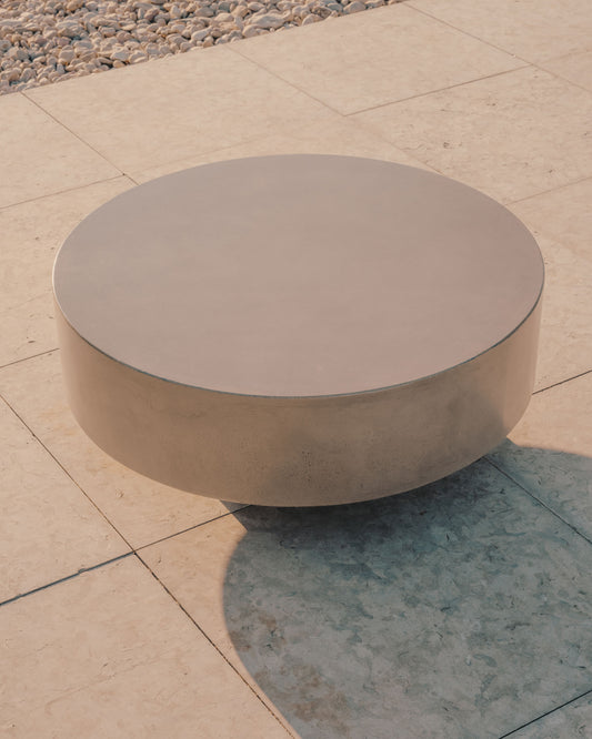 Table basse ronde Garbet en ciment Ø 80 cm