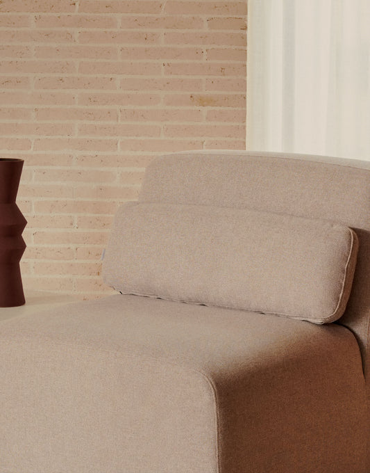 Coussin Neom beige 24 x 72 cm