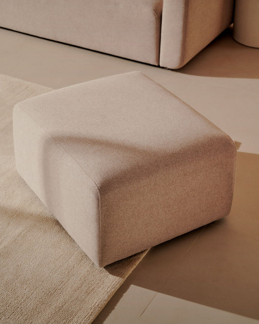 Repose-pieds Neom beige 75 x 64 cm FSC Mix Credit