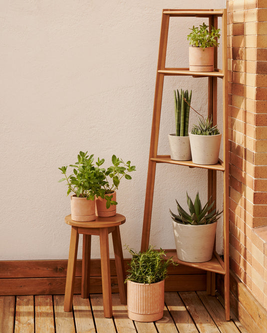 Étagère de jardin Victora en bois d'acacia 42 x 150 cm FSC 100 %