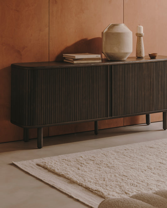 Tapis Marely en laine blanc 200 x 300 cm