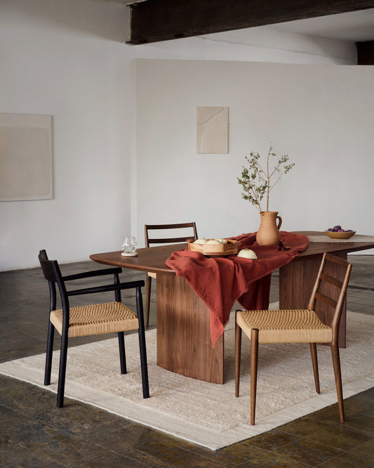 Table Litto en placage de noyer 240 x 100 cm