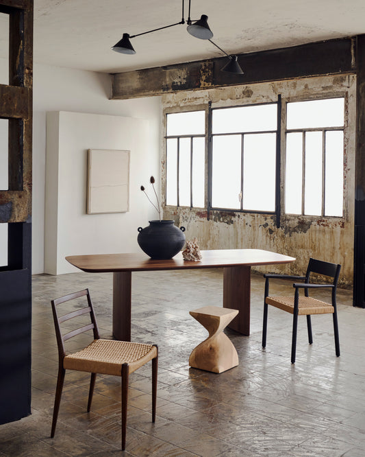 Table Litto en placage de noyer 200 x 100 cm