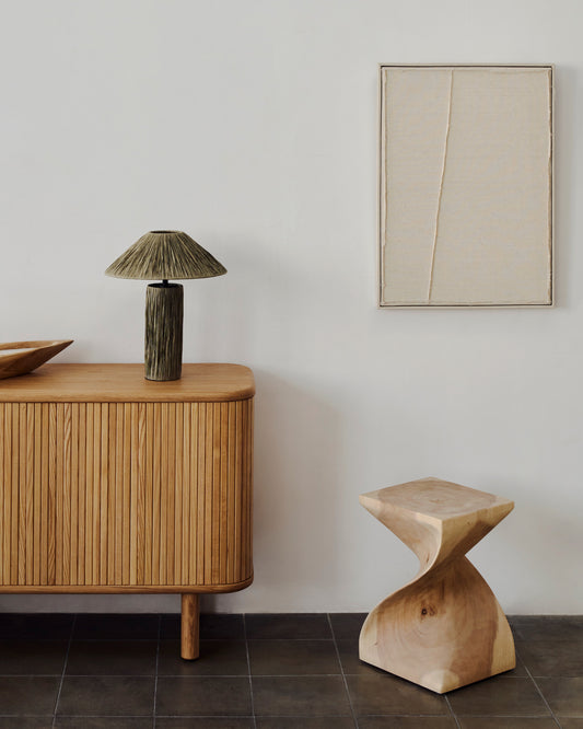 Table d'appoint Hakon en bois de manguier 30 x 30 cm