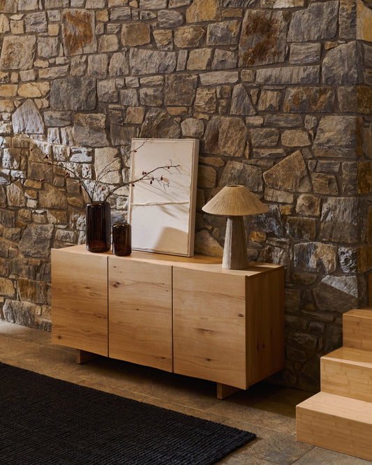 Lampe de table Renee en jute naturelle