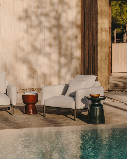 Coussin Sorells beige 60 x 60 cm