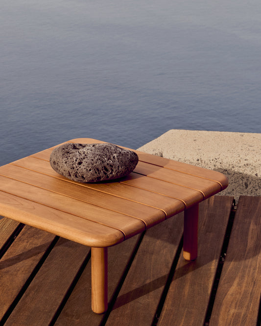 Table basse Turqueta en bois de teck 70 x 70 cm FSC 100 %