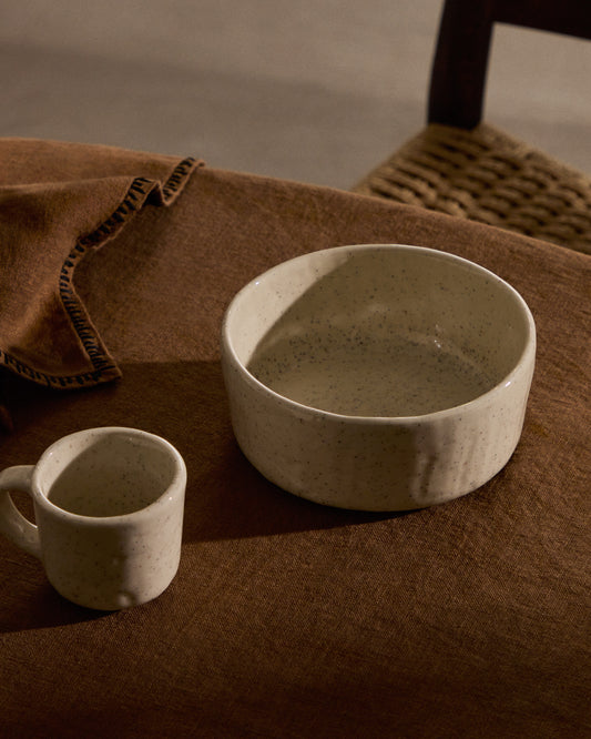 Bol Setisa en céramique blanche