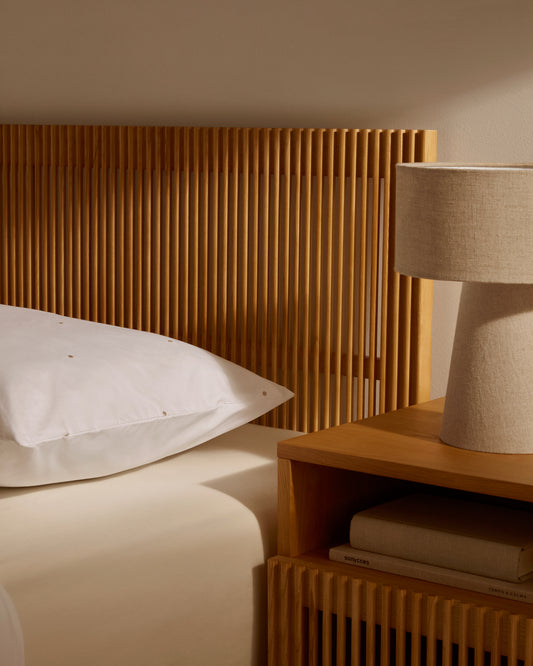 Tête de lit Beyla en bois de frêne massif pour lit jusqu’à 160 cm FSC 100 %