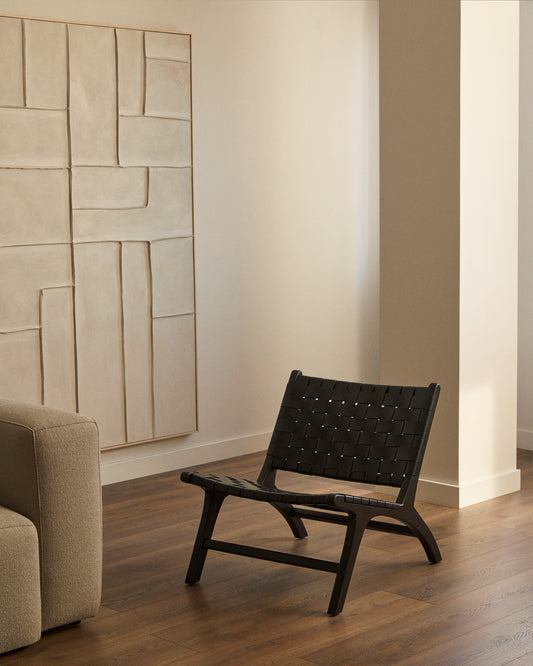 Fauteuil Calixta noir