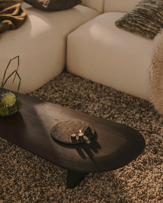 Chandelier Nuvro en aluminium noir