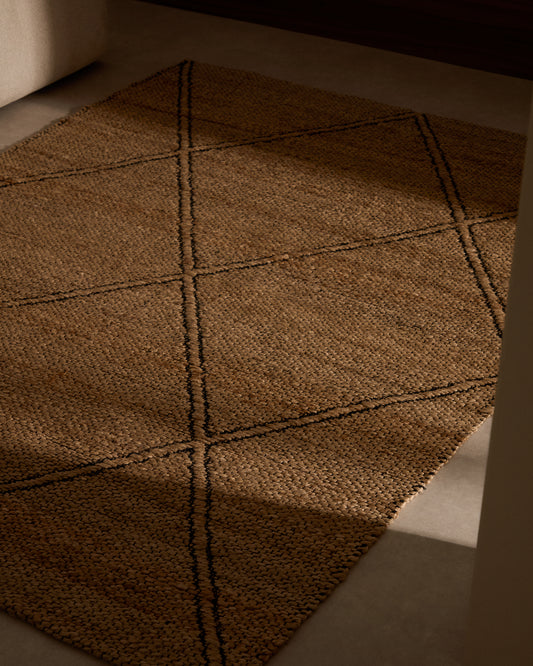 Tapis Vallalta en jute 200 x 300 cm