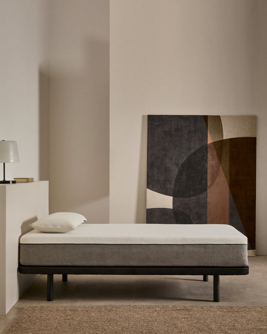 Base Under tapissée en tissu 3D pour matelas de 90 x 190 cm