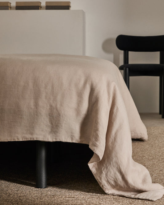 Pied de sommier Lyx en métal gris anthracite