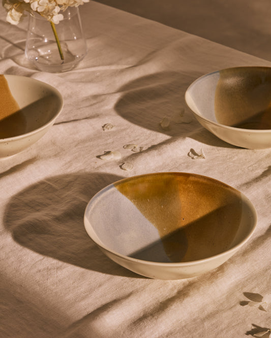 Grand bol Miglo en céramique multicolore