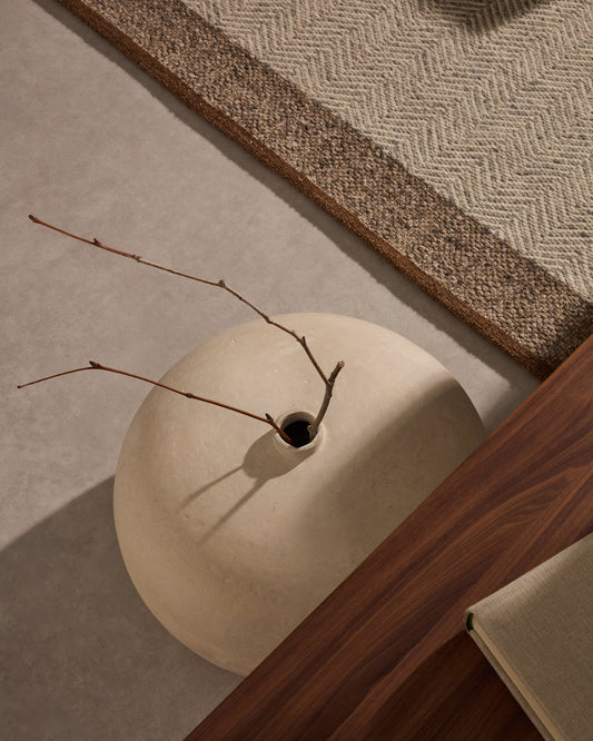 Vase Nivala en papier mâché 23 cm