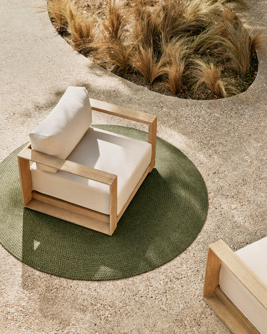 Fauteuil Ambra en bois d’acacia avec finition claire FSC 100%