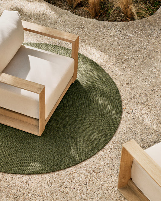 Tapis Despas en fibres synthétiques vert Ø150 cm