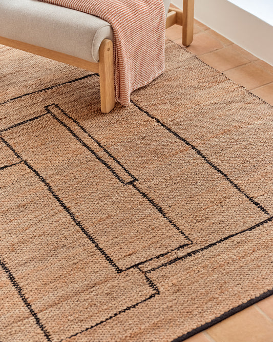Tapis Velira en jute 160 x 230 cm
