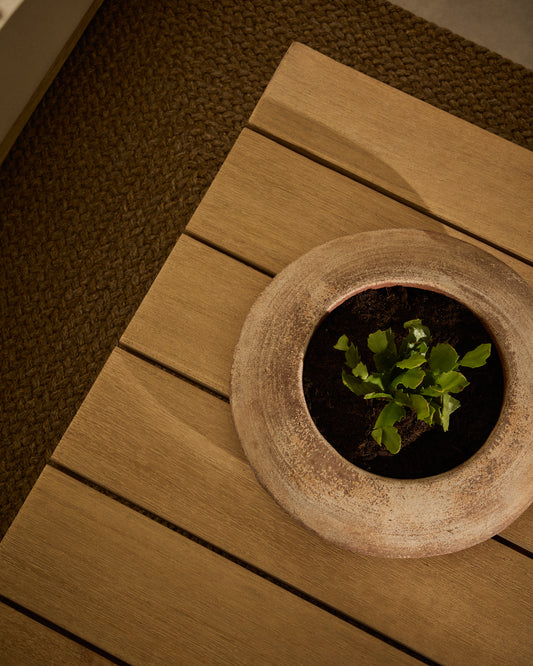 Cache-pot Rivor en terre cuite avec finition ton naturel Ø 36 cm