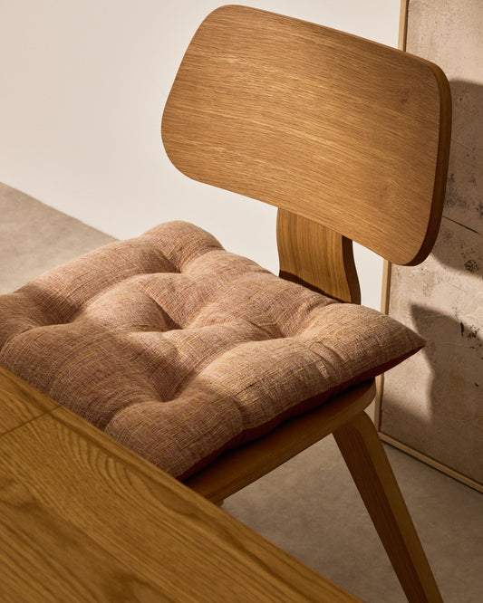 Coussin de chaise Aren rose 45 x 45 cm