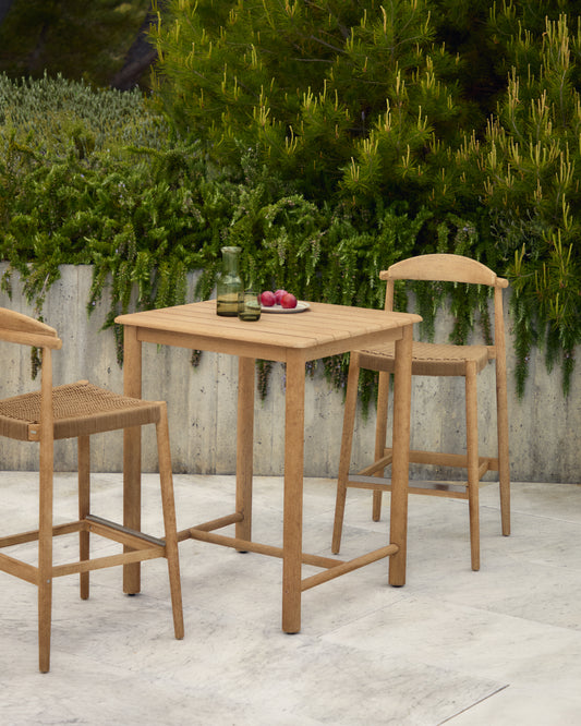 Table Sori en bois d’acacia 78 x 78 cm FSC 100 %