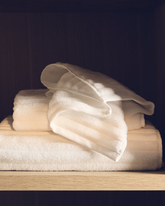 Essuie-mains Navira 100 % coton blanc 30 x 50 cm