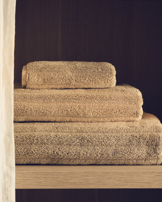 Serviette de bain Navira 100 % coton vert clair 70 x 140 cm