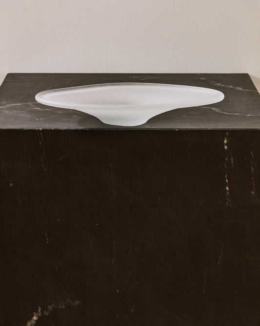 Centre de table Vionze en verre 34,5 x 22 cm