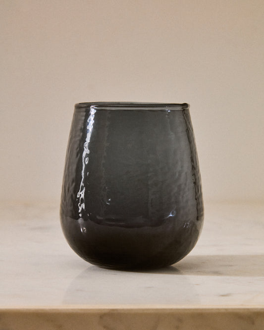 Verre Sileia en verre recyclé bleu