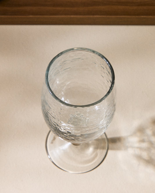 Verre à vin Sileia en verre recyclé transparent