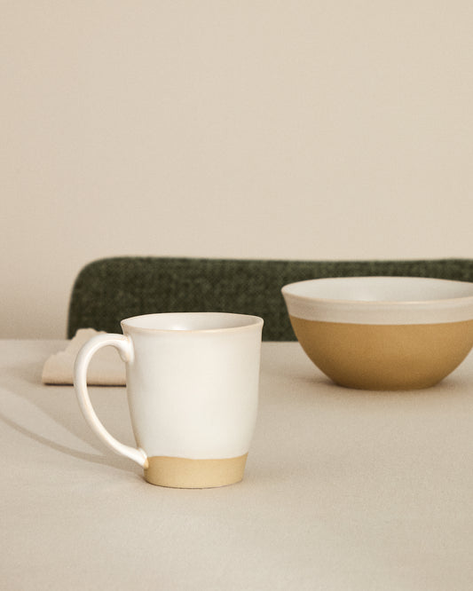 Tasse Azir en céramique beige